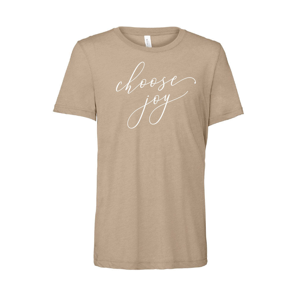 Tan Choose Joy Shirt