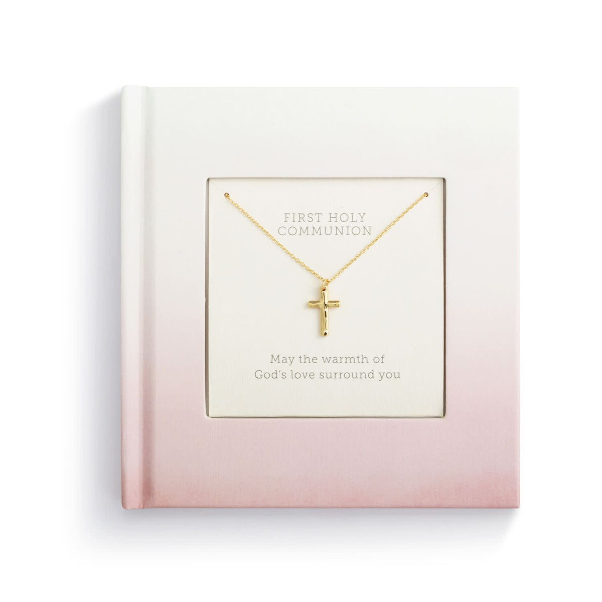 First Communion Book & Necklace