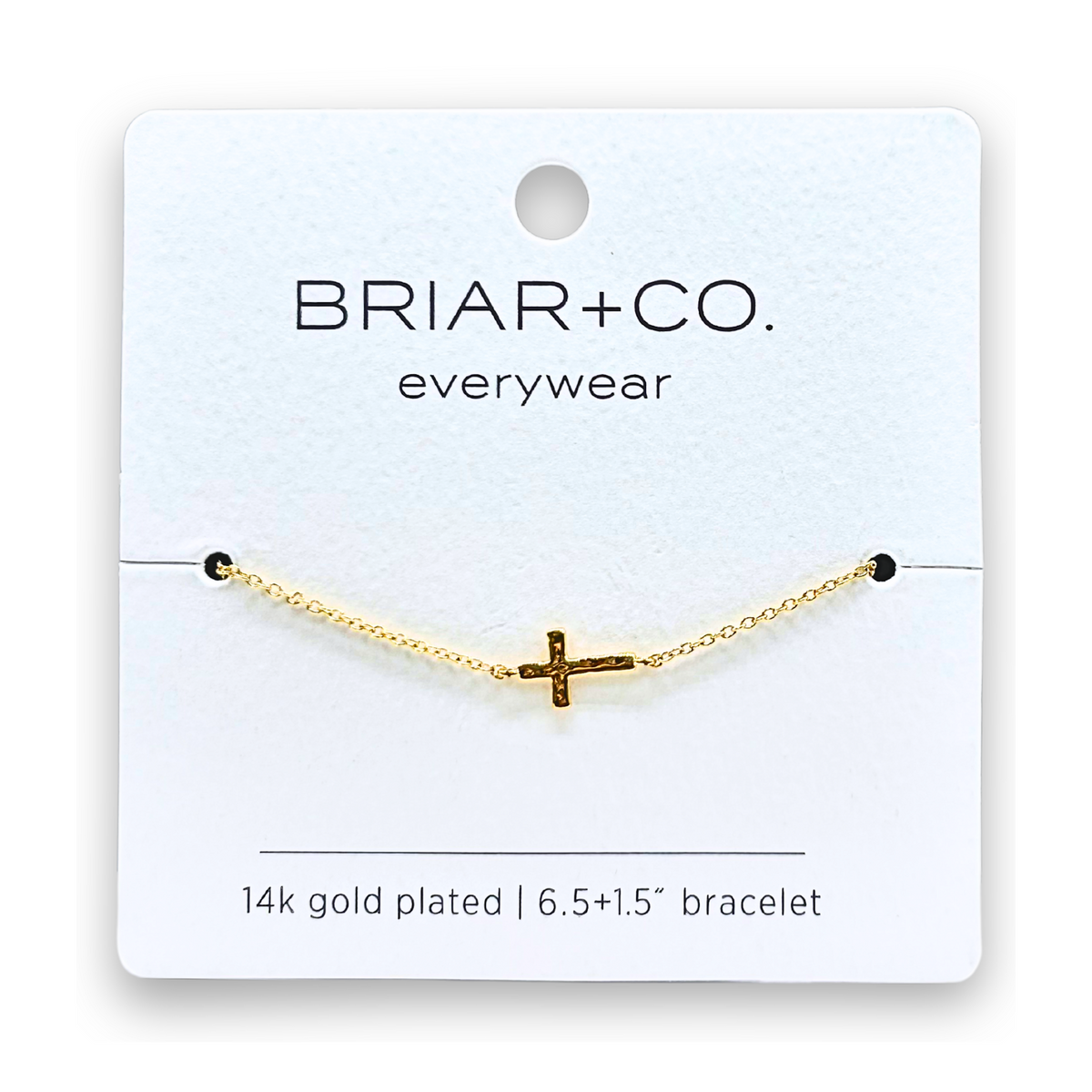 Gold Cross Charm Bracelet