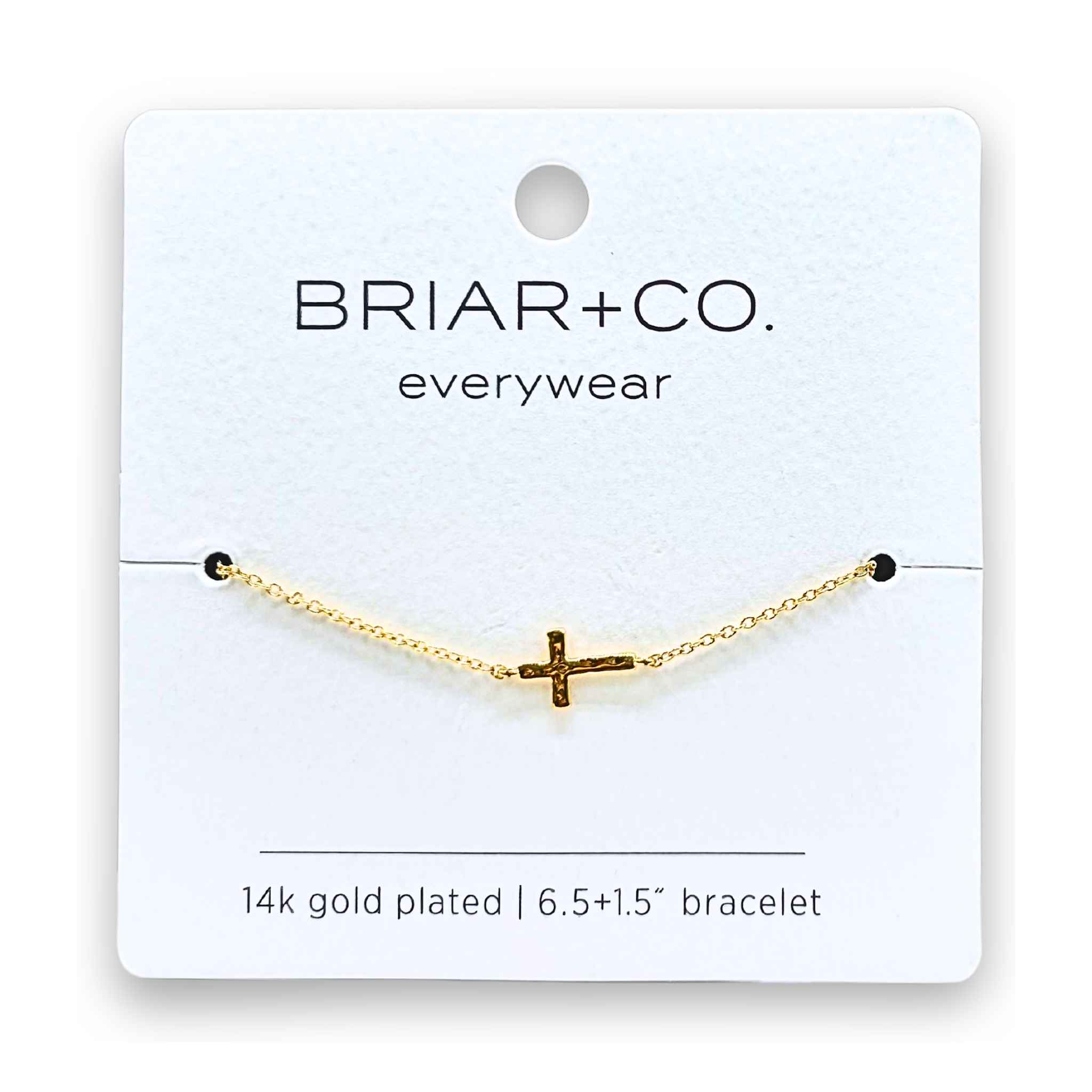 Gold Cross Charm Bracelet