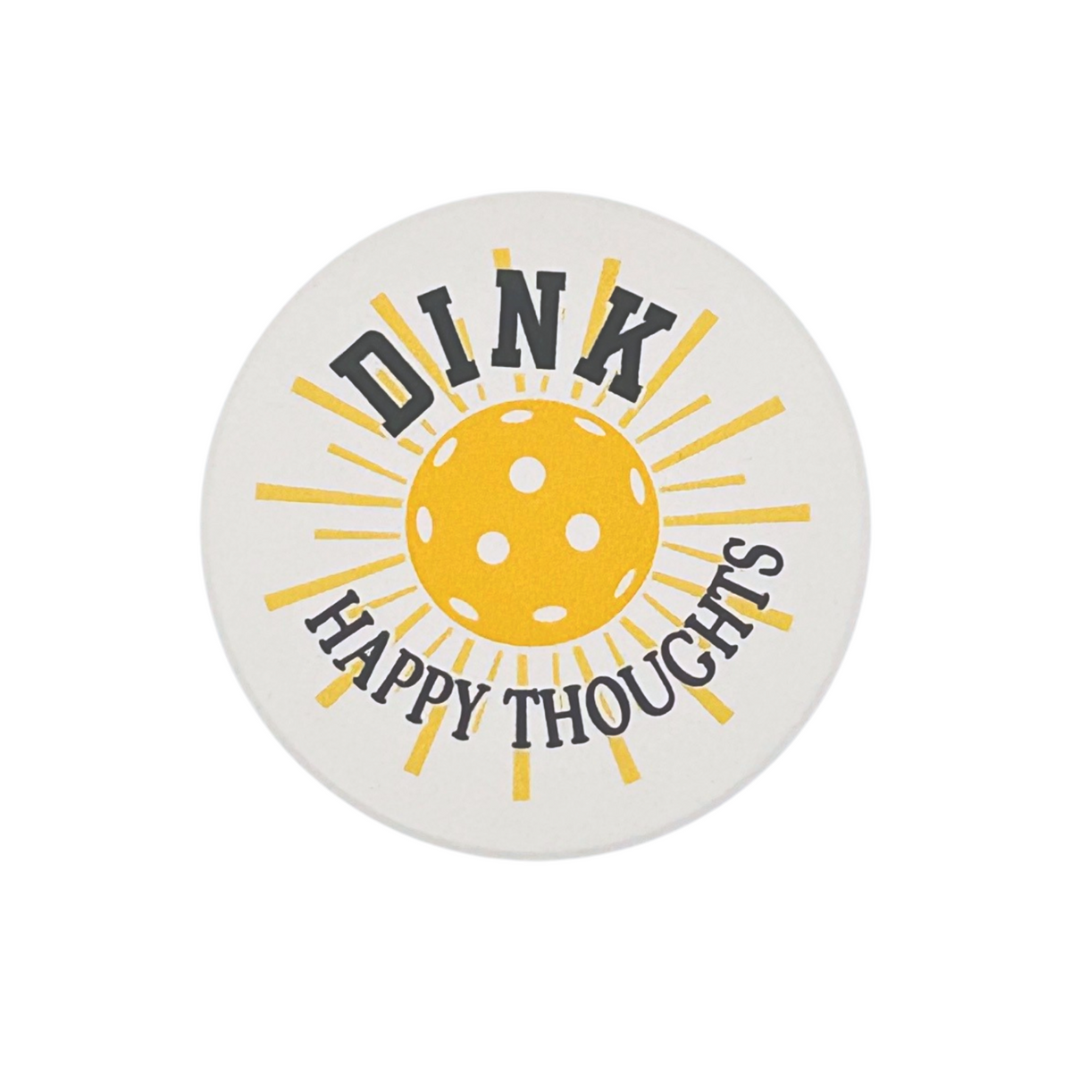 Dink Happy Thoughts Car Coaster