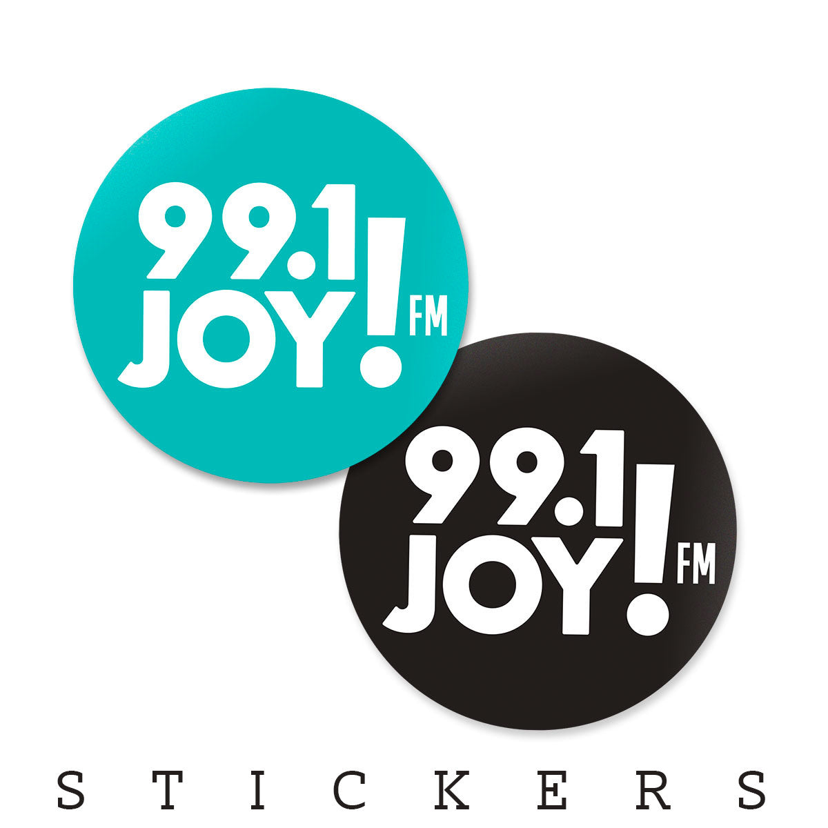 JOY FM Window Stickers