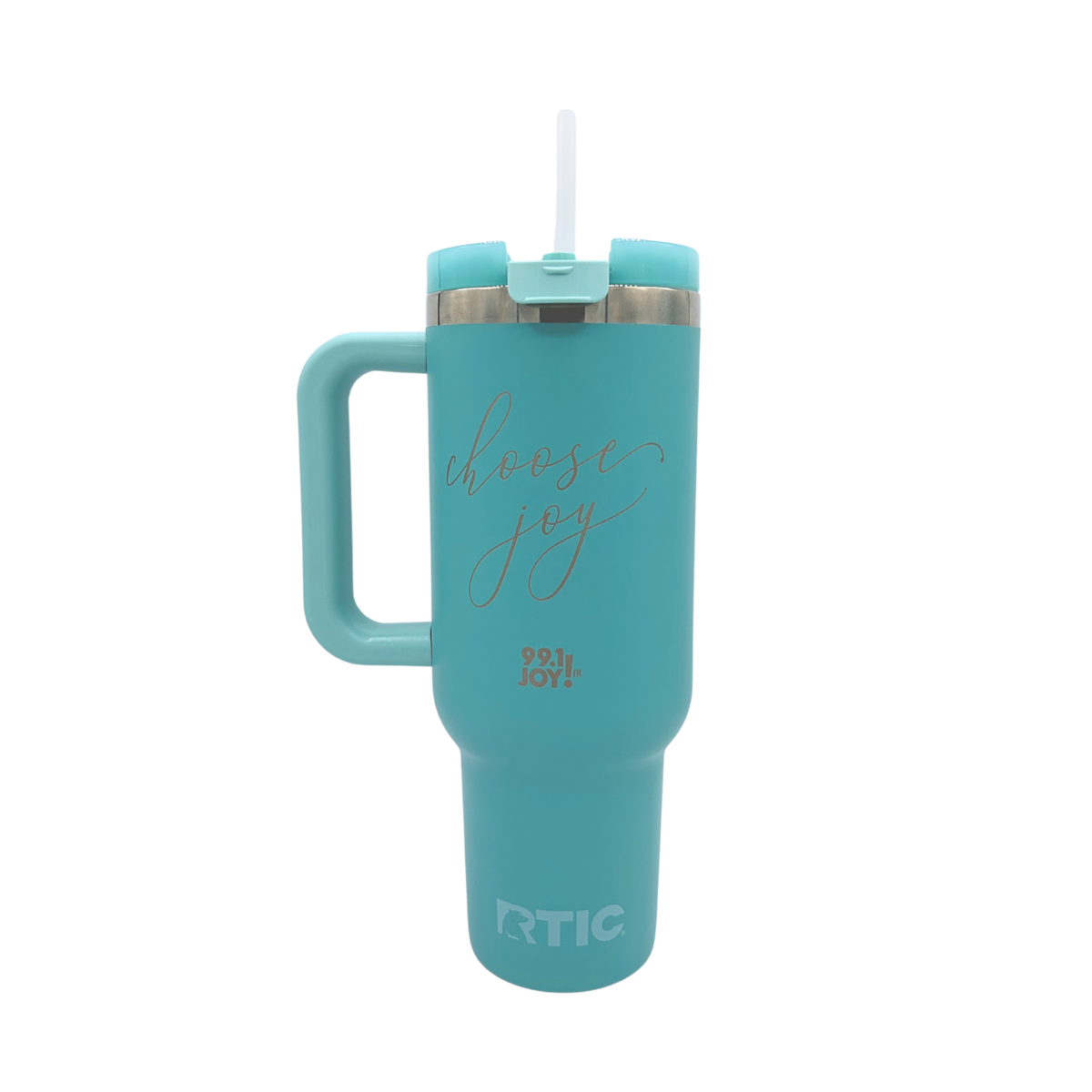 40oz RTIC Lagoon Blue Tumbler