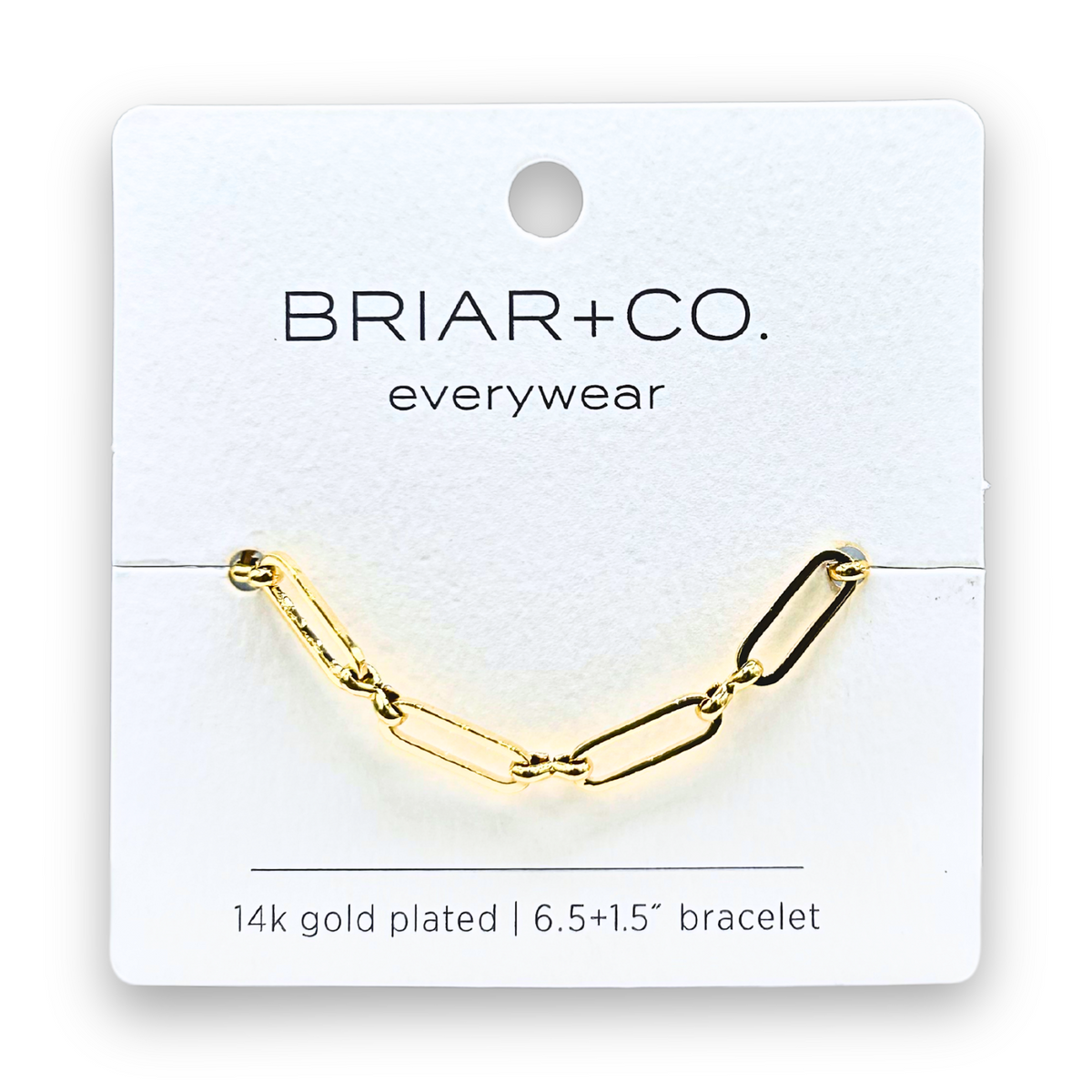 Gold Paperclip Bracelet