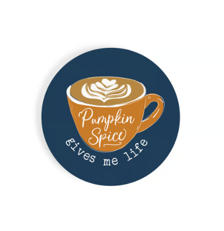 Pumpkin Spice Car Coaster