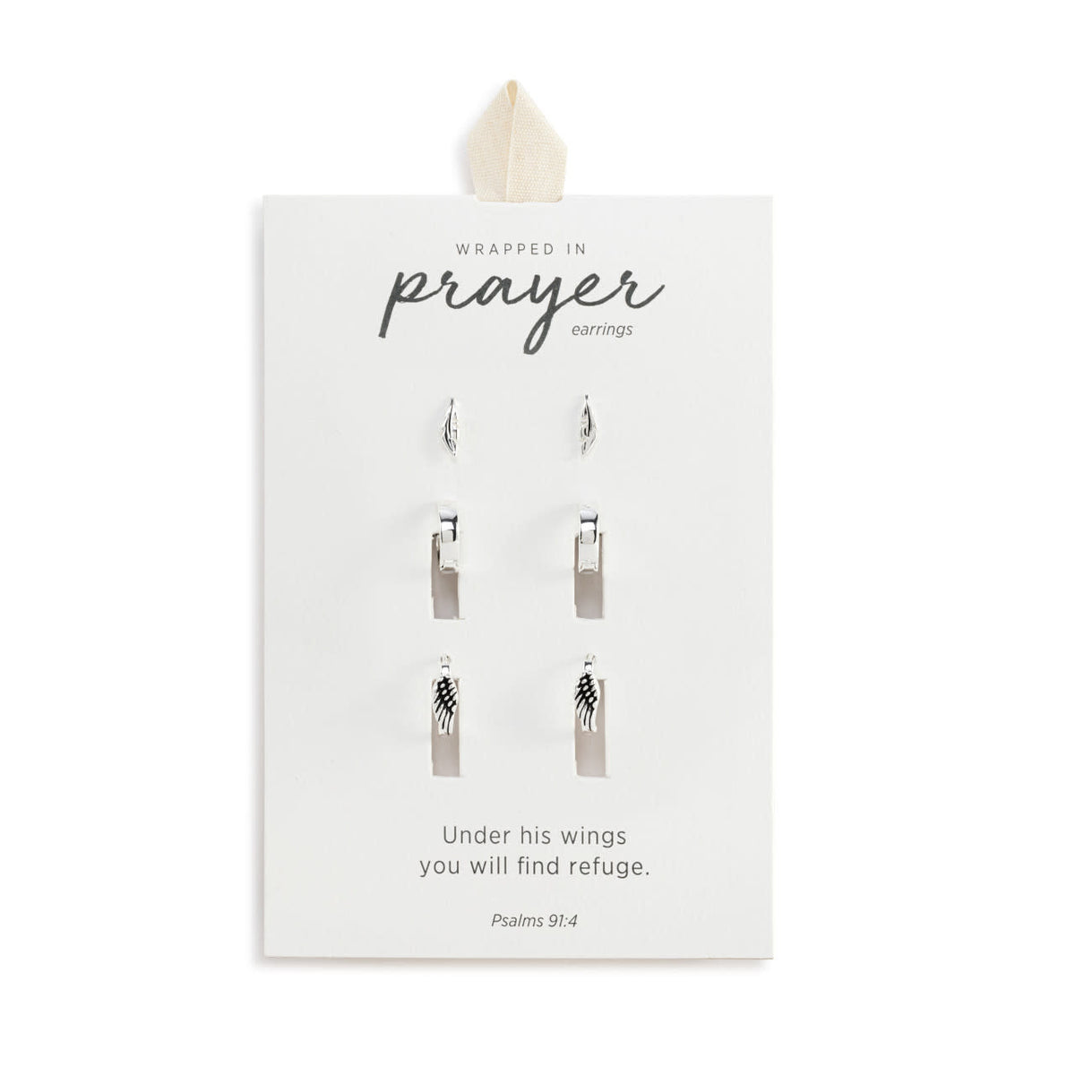 Dainty Wing Earring - Silver